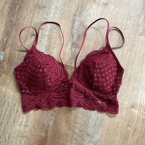 Red bralette